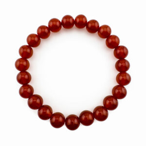 Karneol Armband rund – Heilstein Schmuck für Vitalität & Motivation