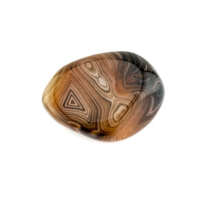 Natürlicher Karneolachat Handschmeichler Heilstein glatt poliert