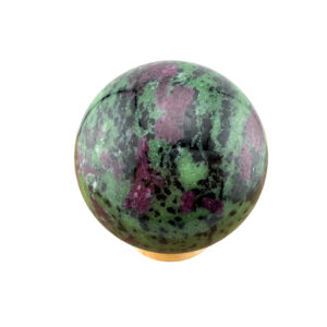 Rubin-Zoisit Kugel Heilstein für Meditation