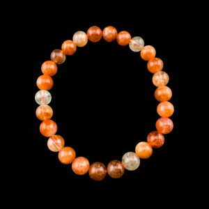 Sonnenstein Armband rund – Edelsteinarmband für Glück, Energie & Motivation