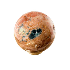 Sonnenstein-Kugel mit Apatit Naturstein Heilstein